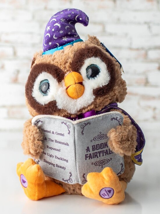Cuddle Barn Other - Cuddle Barn Octavius The Storytelling Owl 12" Animated Stuffed Animal Plush Toy